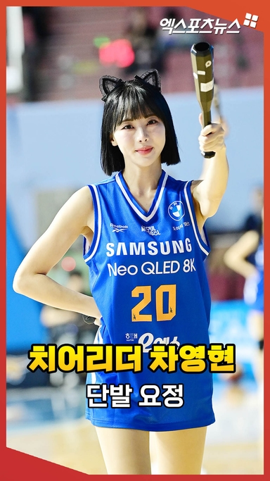 치어리더 차영현, 야구장에서 빌려온 고양이 [엑's 숏폼]