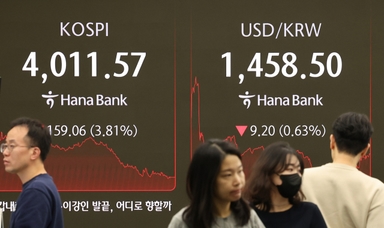 롤러코스터 탄 환율···하루새 23원 급등락