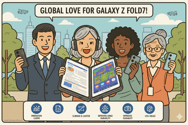 갤럭시 폴드7 대박 친 삼성···폴더블 점유율 64%로 껑충