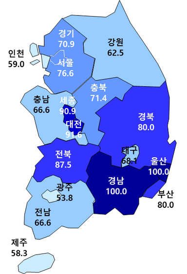 12월 신축 아파트 입주전망지수 수도권·지방 모두 하락[집슐랭]