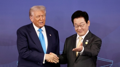 경주서 87분간 한미정상회담…북미회담 불발 공식화