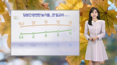 [날씨] 주말까지 일교차 큰 늦가을…내일 아침 짙은 안개