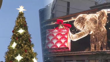 "미리 크리스마스"…더 화려해진 백화점 연말 풍경