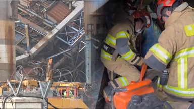울산 붕괴사고 매몰자 수색 총력…장기화 조짐 우려