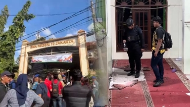 인도네시아 학교 모스크서 폭발…"10대 학생이 용의자"