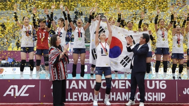 여자배구 U16 대표팀, 아시아선수권대회 정상 올라