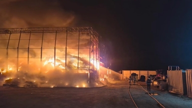 천안 폐기물 처리 공장에서 불…인명피해 없어
