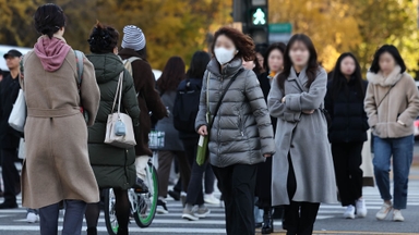 [센터웨더] 찬 바람 불며 기온 '뚝'…내일 아침까지 반짝 추위