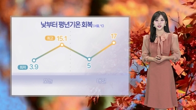 [날씨] 당분간 완연한 늦가을…수능일 한파 없지만 큰 일교차
