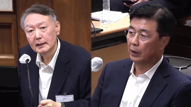 尹, 내란 재판서 홍장원과 대면…'싹 다 잡아들여' 재차 증언