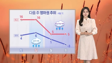 [날씨] 주말까지 완연한 늦가을…다음 주 영하권 추위