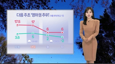 [날씨] 내일 오후부터 흐리고 기온 '뚝'…다음 주초 강추위