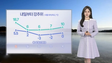 [날씨] 밤까지 중부·전북 가끔 비…내일 전국 기온 '뚝'