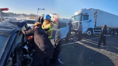 청주서 화물차·승용차 9대 연쇄 추돌…13명 다쳐