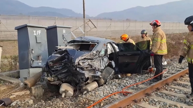 전남 보성서 열차-승용차 충돌…1명 심정지