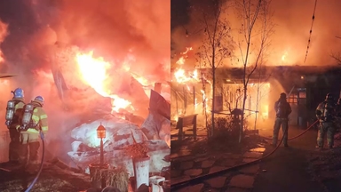 강원도 춘천서 음식점 화재…카페 건물 1동 전소