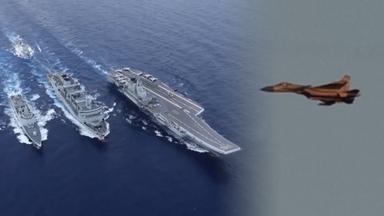 "중국 항모, 오키나와섬 에워싸고 첫 전투기 이착륙"