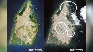 "日, 무인도에 군사 시설 빠르게 확충"…中 매체, 위성사진 공개