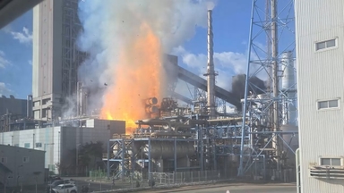 태안화력발전, 폭발·화재 2명 화상…3년 전에도 '같은 화재'