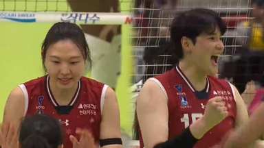 '양효진·김희진' 철벽 블로킹…현대건설, 시즌 첫 3연승