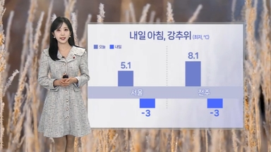 [날씨] 서쪽 한파특보, 내일 영하권 추위…주말 최대 10㎝ 폭설