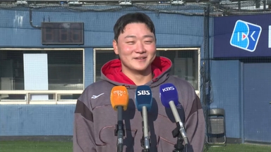 군복 벗은 '잠실 빅보이'…"현수 형 앞에서 잘하고 싶어"