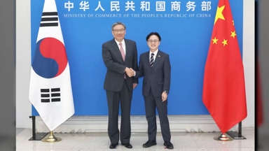 산업장관 7년 만에 방중…"FTA 2단계·희토류 논의"