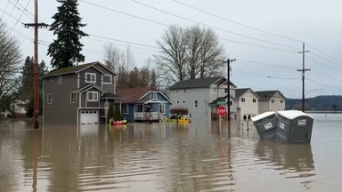 미국 워싱턴주 홍수로 수만명 대피…"유례없는 상황"