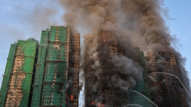 '최악 인명피해' 홍콩 화재 참사…원인은 부패