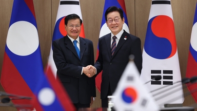 [현장영상] 한·라오스 정상회담…범죄인 인도조약 등 체결