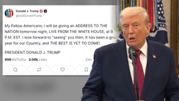 트럼프, 대국민 연설 예고…백악관서 생중계