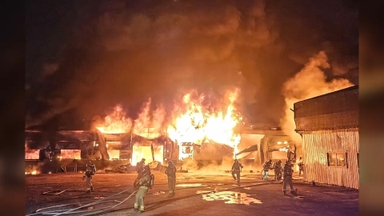 대구 이불공장 불 6시간 만에 완진…인명피해 없어