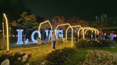 [인섬2] 영종 빛의 거리 '빛담길' 점등