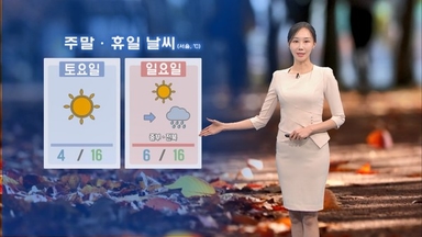 주말 맑고, 큰 일교차…내륙 중심 짙은 안개