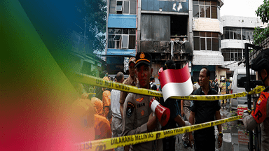 인니 자카르타 7층 건물 화재…최소 22명 사망