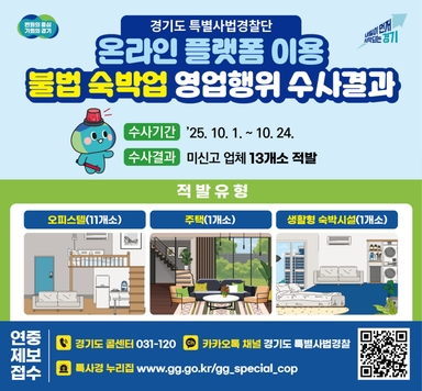 경기도 불법숙박업소 적발