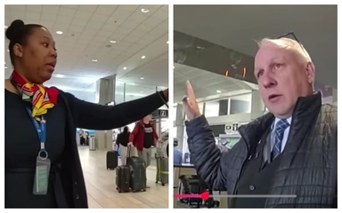 “조용히 통화하라” 어깨 톡톡… 美승무원, 폭행죄로 수갑 찼다