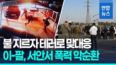 [영상] 불 지르자 흉기 테러 맞대응…요르단강 서안 '보복의 악순환'
