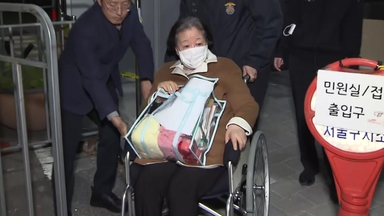 한학자 총재 구속집행정지 인용...7일까지 일시 석방 [현장영상+]