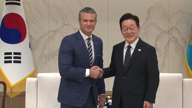 이 대통령 "전작권 조기 회복 시 동맹 심화"...헤그세스 "국방력 강화 지원"