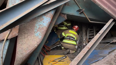 울산 화력발전소 붕괴...사망 3명·사망 추정 2명