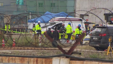 화력발전소 매몰자 1명 수습..."팔 끼인 채 버티다 숨져"