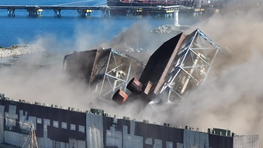 매몰자 수색·구조 본격화...중장비·구조대 투입