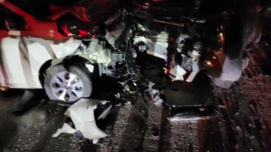 서울문산고속도로 7중 추돌사고...1명 심정지·4명 부상