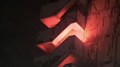 서울 용산 아파트 외부계단서 화재..."담뱃불 추정"