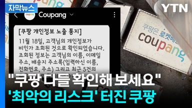 [자막뉴스] 해킹 당했는데도 '천하태평' ...골든타임마저 놓친 쿠팡의 황당 대처