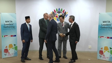 이 대통령, '믹타' 정상과 회동...의장국 맡아 회의 주재