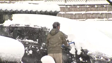 일본 곳곳 폭설...결항·교통사고 잇따라