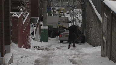 그늘·골목에 빙판길..."미끄러짐 사고 주의"