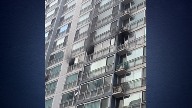 경기 의정부 아파트 8층에서 불...주민 5명 연기 흡입